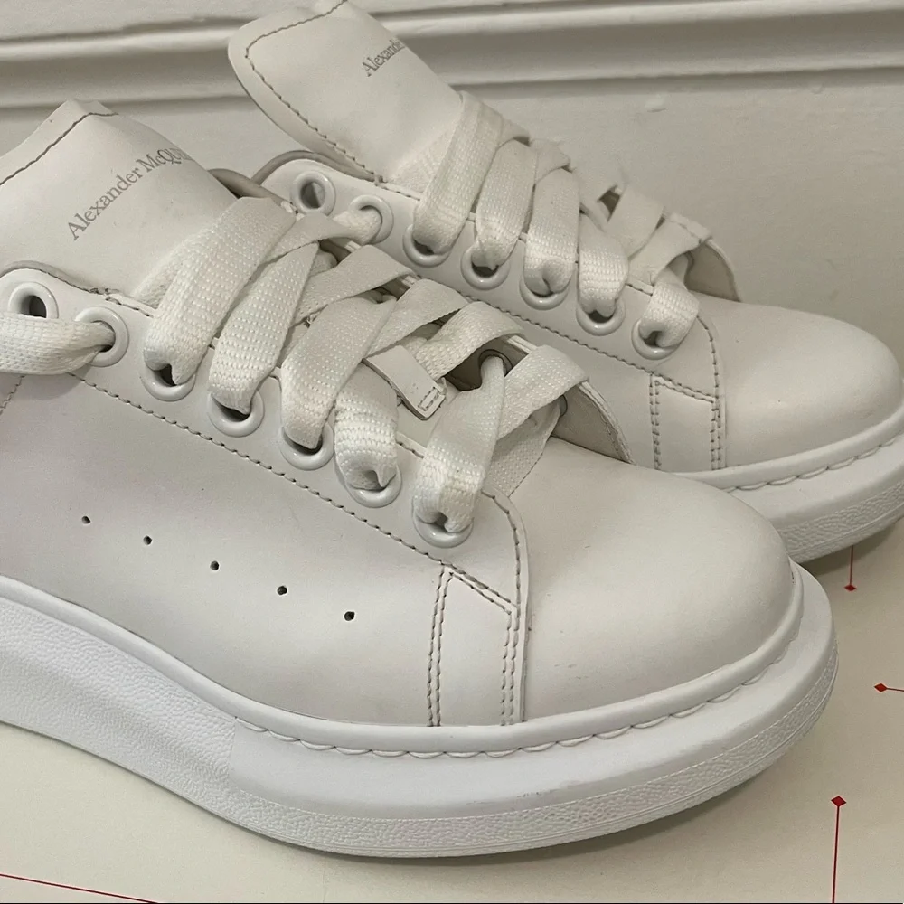 🔥Alexander McQueen oversized Leather Sneakers💃🏼 - Picture 8 of 12